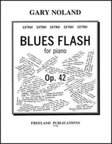 Blues Flash Op. 42 piano sheet music cover